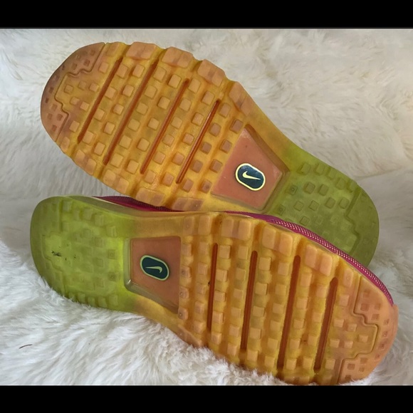 Nike Air Max Pink Yellow Running US Shoes Size 10 - Picture 7 of 8